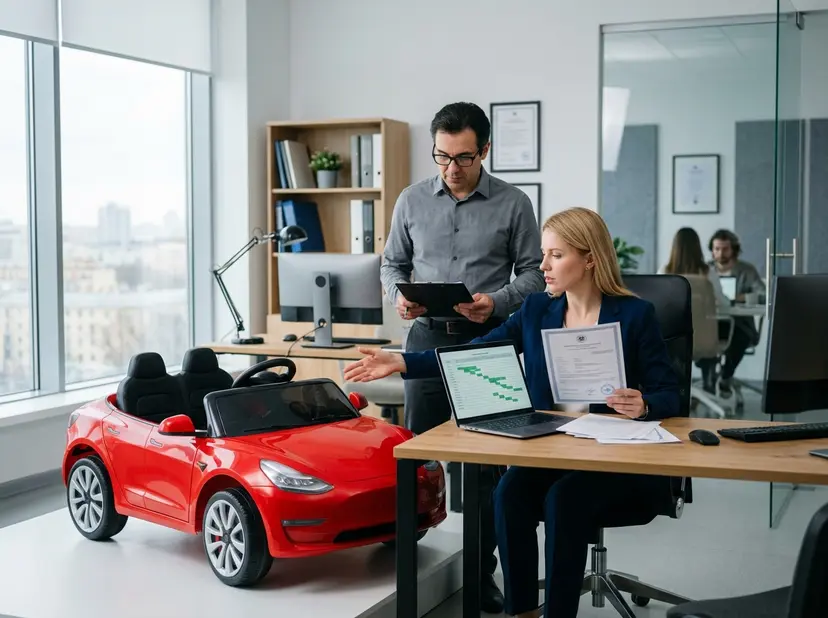 Сертификация детских электромобилей